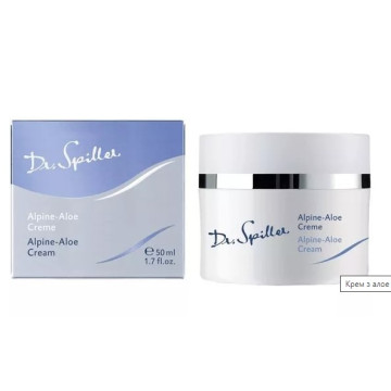 Крем з алое для відновлення  шкіри Dr. Spiller Alpine-Aloe Cream