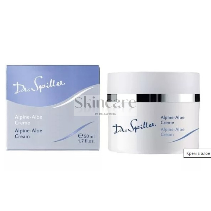 Крем з алое для відновлення шкіри Dr. Spiller Alpine-Aloe Cream Крем з алое для відновлення шкіри Dr. Spiller Alpine-Aloe Cream